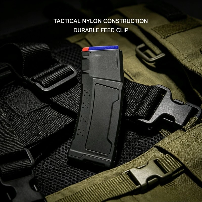 Black OD‑Green Visible Window Feed Clip Anti‑Abrasion Nylon Replacement Part For AR M4 Gel Toy Model