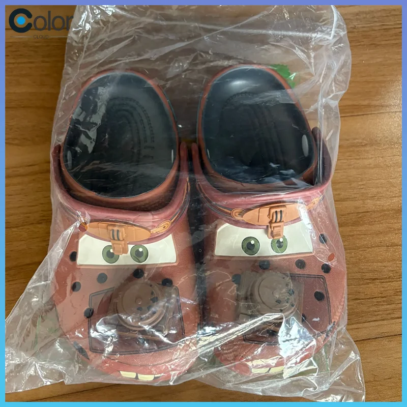 

Тапочки для взрослых с героями мультфильмов, обувь для автомобилей, уличные сандалии, милая фигурка, аниме, обувь с изображением прицепа, пещерная обувь, сандалии, обувь из Евы, подарок