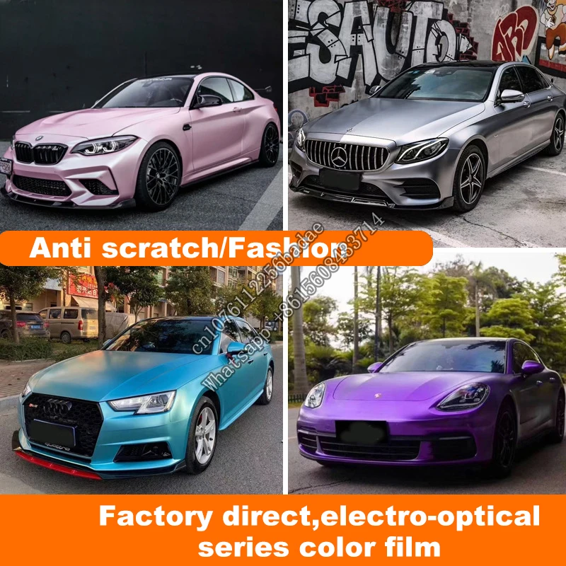 1.52* 18m Electro-optical series green automotive paint Automotive vinyl film color pvc car stickers