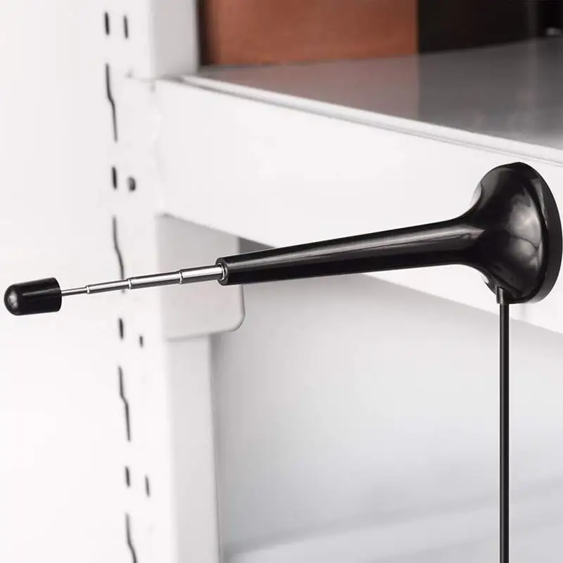 هوائي تليسكوبي FM استقبال طويل المدى تلفزيون داخلي AM FM راديو ستيريو استقبال إشارة محمولة معززة استقبال التلفزيون