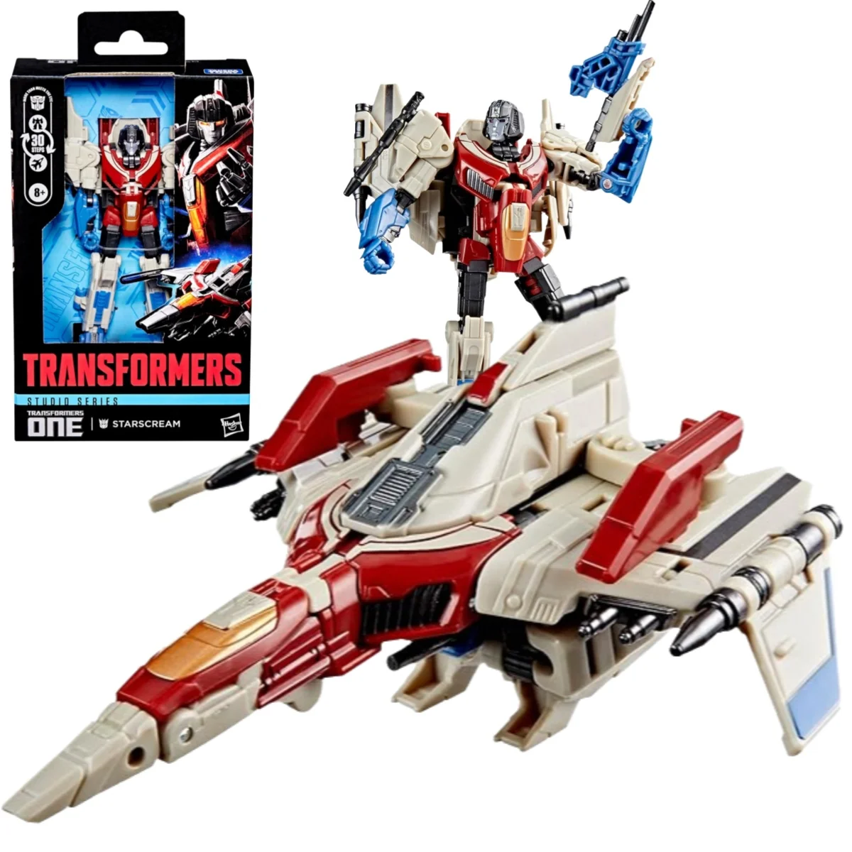Transformers Studio Series ONE Starscream Deluxe Class 4,5-inch converterende actiefiguur Robotspeelgoed Cadeau