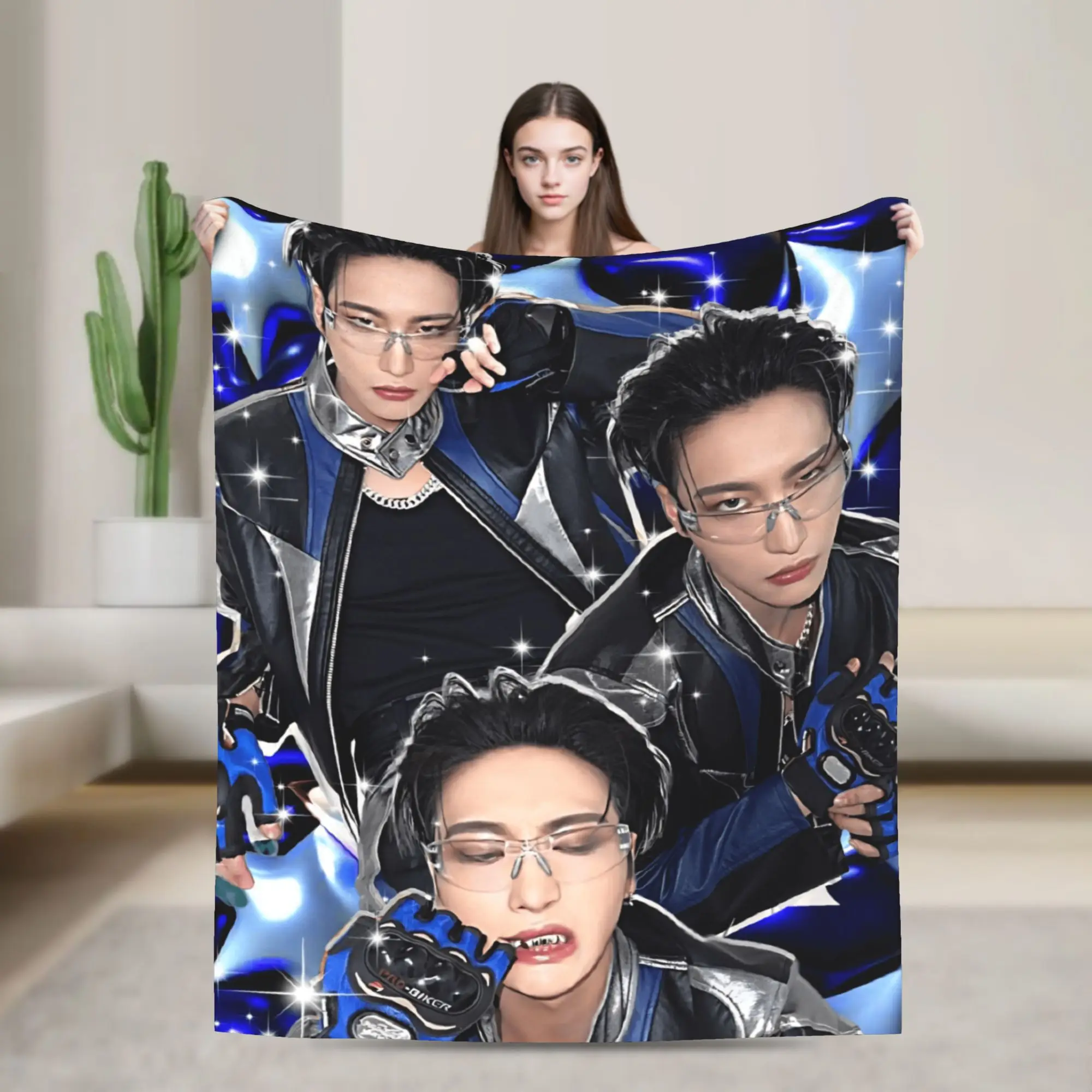 Personalized Leonardo DiCaprio Blanket Collage Photo Design Soft Fleece Throw for Fans Birthday Gift Room Decor Celebrity Art