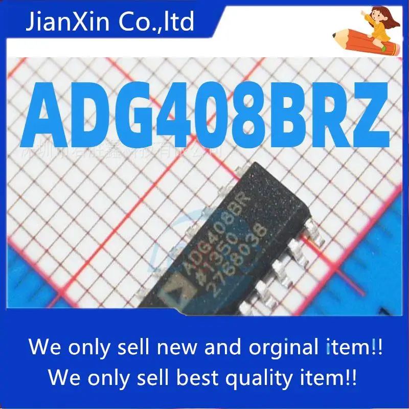 

5pcs 100% orginal new ADG408 ADG408BRZ ADG408BR SMD SOP-16