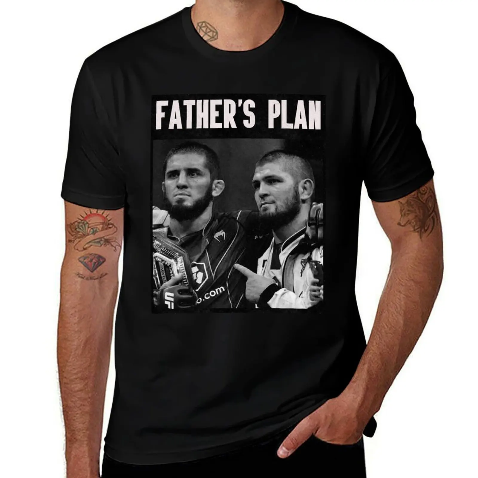 

Khabib Nurmagomedov Islam Makhachev T-Shirt Festival Party Tee Top
