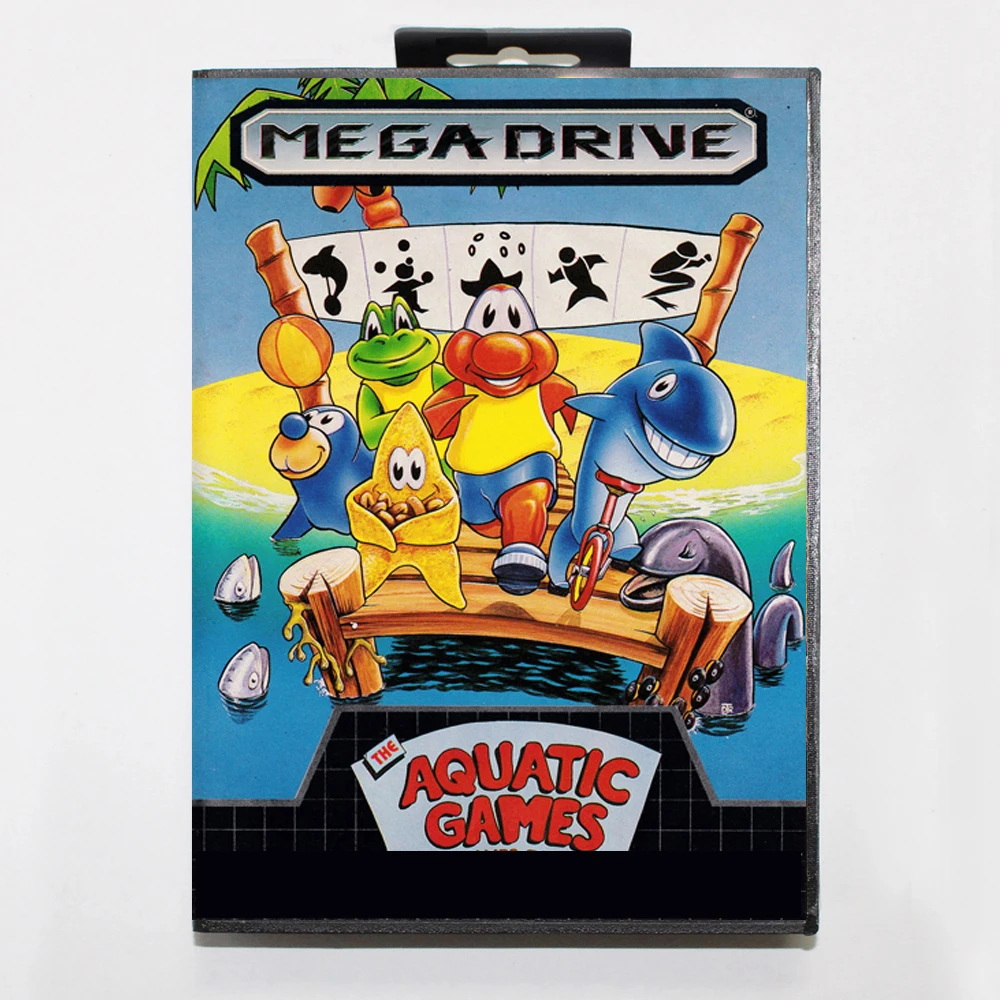 새로운 도착 수상 게임 MD 게임 카드 Sega Megadrive Genesis 비디오 게임 콘솔 카트리지 용 16 비트 BR 커버