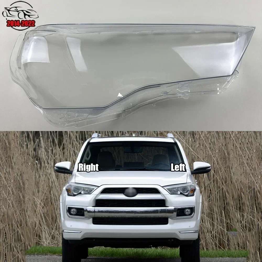 

For Toyota 4Runner 2014-2022 Headlight Cover Transparent Headlamp Shell Lamp Shade Lens Replace Original Lampshade Plexiglass