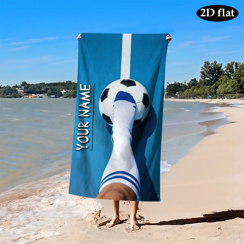 

2D Flat Customized Photo Beach Towel Gift Perfect for Swimming, Yoga, Picnics, Summer Beach Relaxation & Vacations