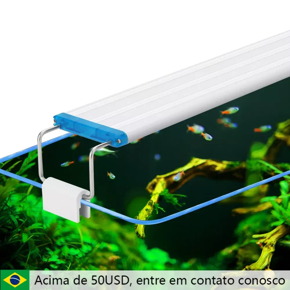 

110-240V fish tank ultra-thin aquarium lights blue white tricolor lighting aquascape stand lights fish tank LED lights
