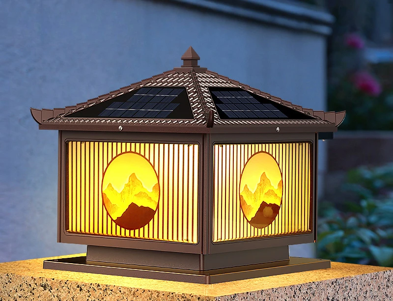 

Solar stigma lamp outdoor waterproof villa premium courtyard