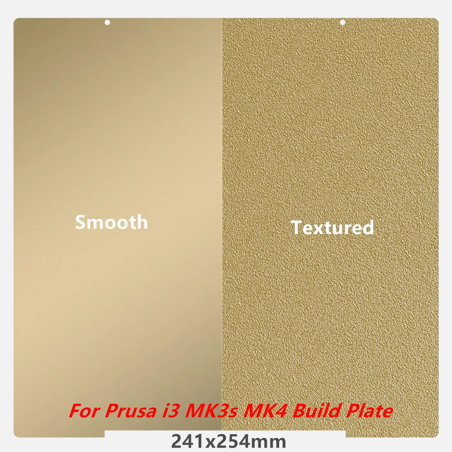 Upgrade Prusa I3 MK3S MK4 Build Plate PEI Sheet 241x254mm Smooth/Textured PEI Flexible Spring Steel Bed for Prusa MK52 MK2.5S