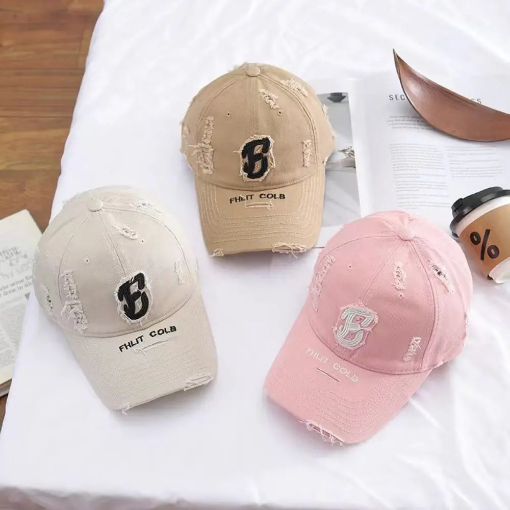 

Breathable Sports Baseball Cap Washable Adjustable Vintage Duck Tongue Cap Comfortable Soft Outdoor Snapback Hat Summer