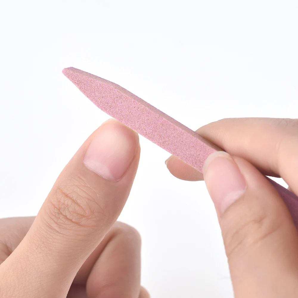 ตะไบเล็บ 1 ชิ้น หินลับเล็บ เซรามิก สำหรับขัดหนังกำพร้า ทำความสะอาดเจลขัดเงา กำจัดหนังที่ตายแล้ว อุปกรณ์ทำเล็บมือและเล็บเท้า
