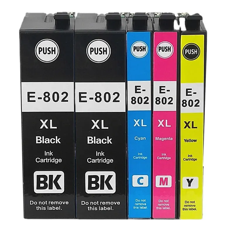 T802XL T802 802 802XL ตลับหมึกสำหรับ Epson WorkForce WF-4720 WF-4730 WF-4734 WF-4740 EC-4020 EC-4030 EC-4040หมึกเครื่องพิมพ์