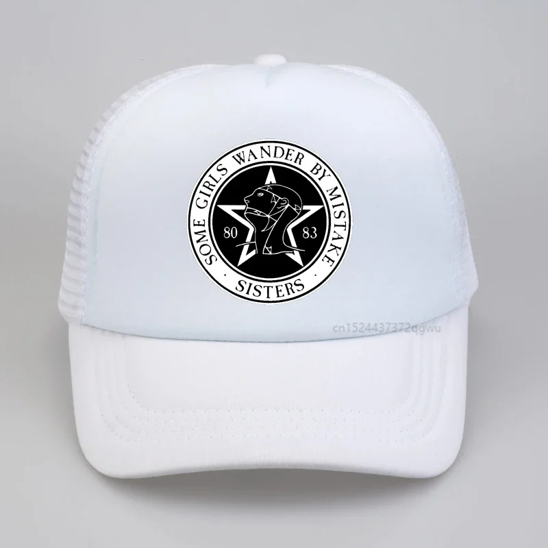 The Sisters Of Mercy hat Men And Women Baseball Cap Punk Goth Rock Band Golf hats Male Breathable Trucker Caps