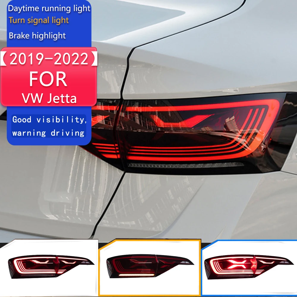 

Car Lights for VW Jetta Tail Light 2019 2020 2021 2022 MK7 LED Rear Lamp Golf MK7 Stop DRL Brake Dynamic Signal Auto Accessories