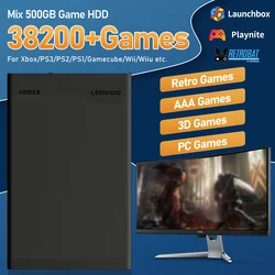 Gaming Hard Drive&Game Consoles With 38000+ Games For Xbox/PS3/PS2/PS1/Gamecube/Wii/Wiiu/Saturn/DC Plug&Play For WIN PC/Laptop