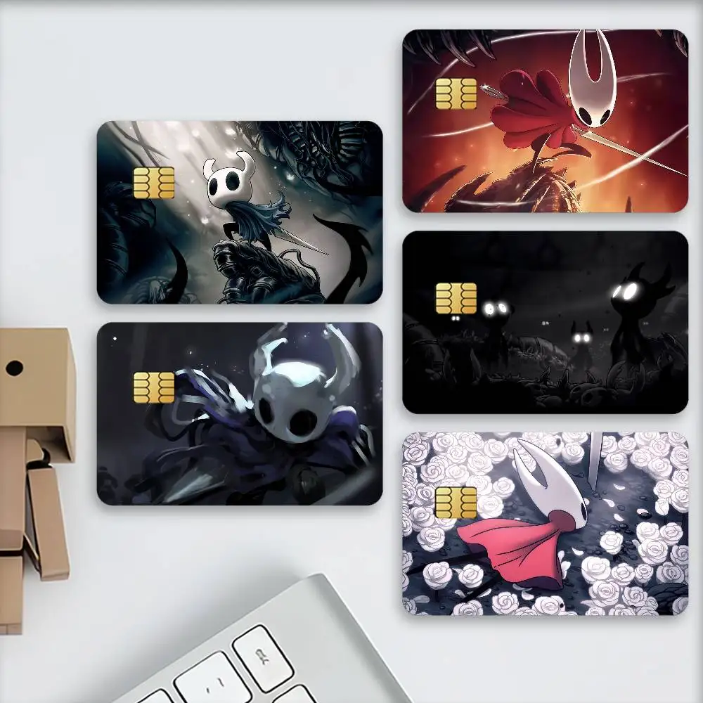 Game Hollow knight silksong Credit Card Stickers Skin For Bank Debit Decorative Protection Scratch-resistant Gift 4PCS