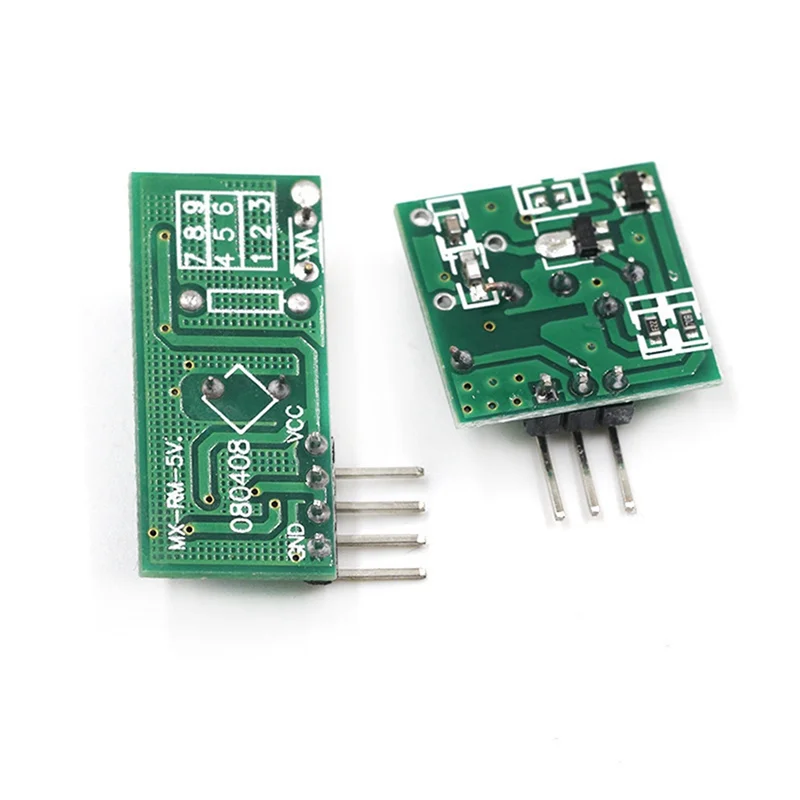 -MEOF 1 Set 433MHZ Ultra Module Wireless Transmitter Module Kit Burglar Alarm Transmitter Receiver Portable Frequency Module Set