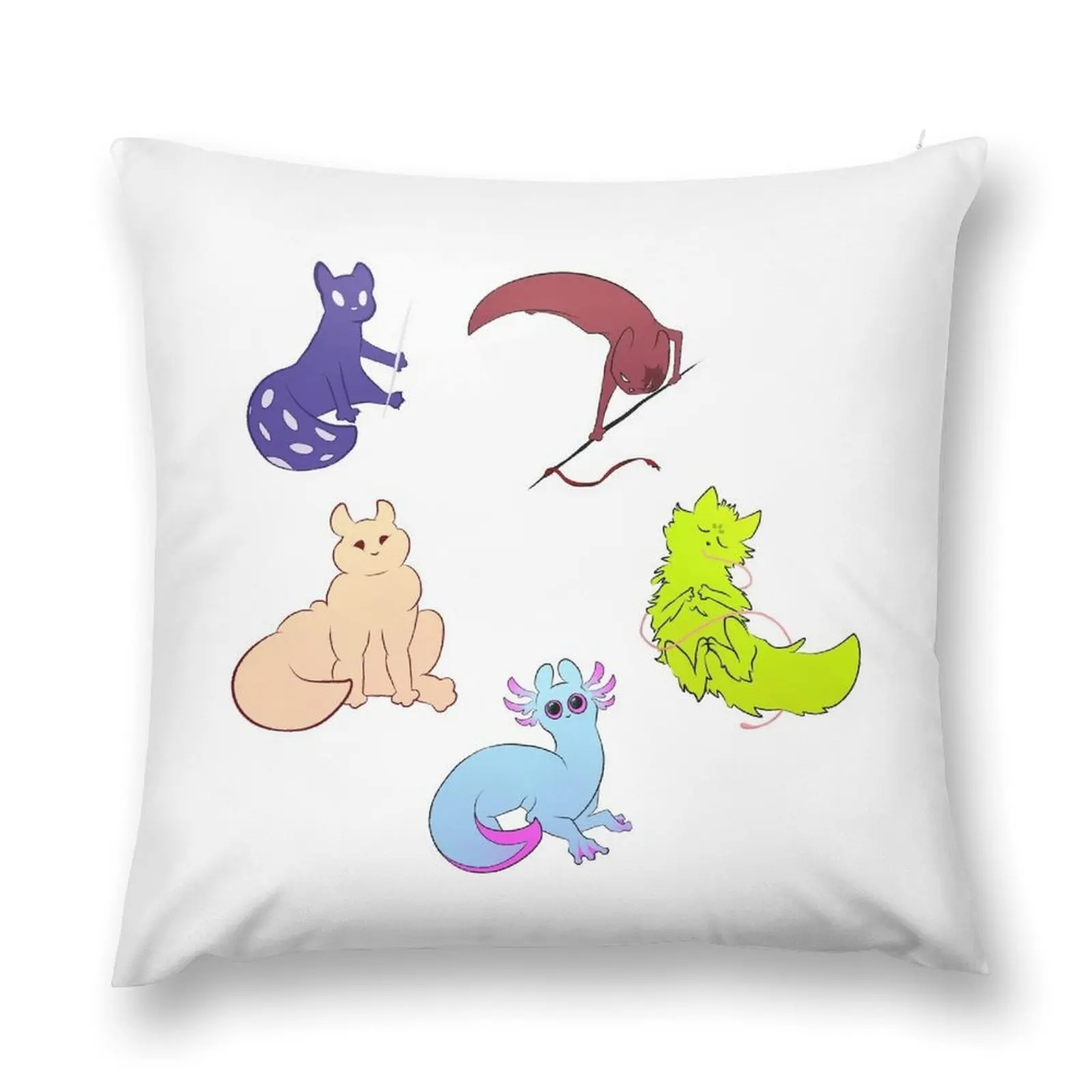 Downpour Slugcats Throw Pillow Bed pillowcases Decorative Cushions For Luxury Sofa Elastic Cover For Sofa pillow