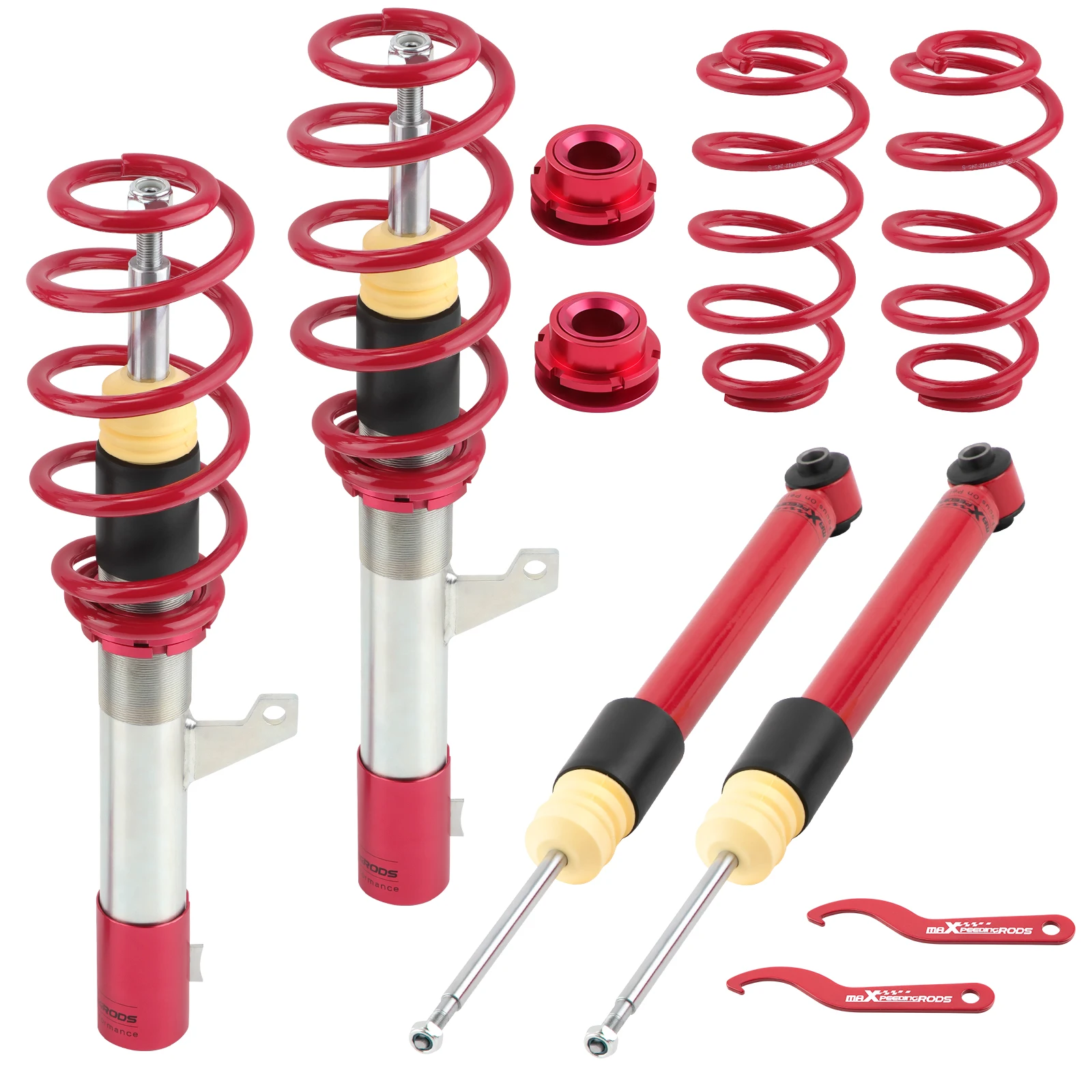 Suspension Coil Spring Kit For VW Golf Mk5 Mk6 1K Jetta Mk5 1K5 Passat B6 CC Beetle Coilovers For Audi TT 8J (FWD) 2006-2014