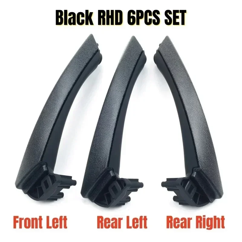 LHD RHD Front Rear Left Right Interior 3 Passenger Door Pull Handle Full Set For BMW 3 Series E90 E91 E92 316i 318i 320 325 328i