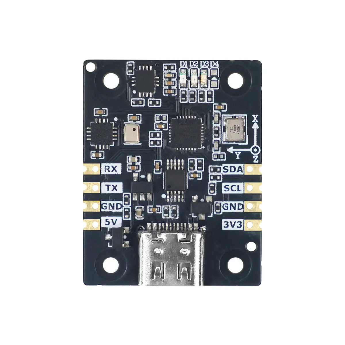 9-Axis I-Module Angle Attitude Sensor Pneumatic Magnetometer Gyroscope Inertial Navigation ROS2 Robot