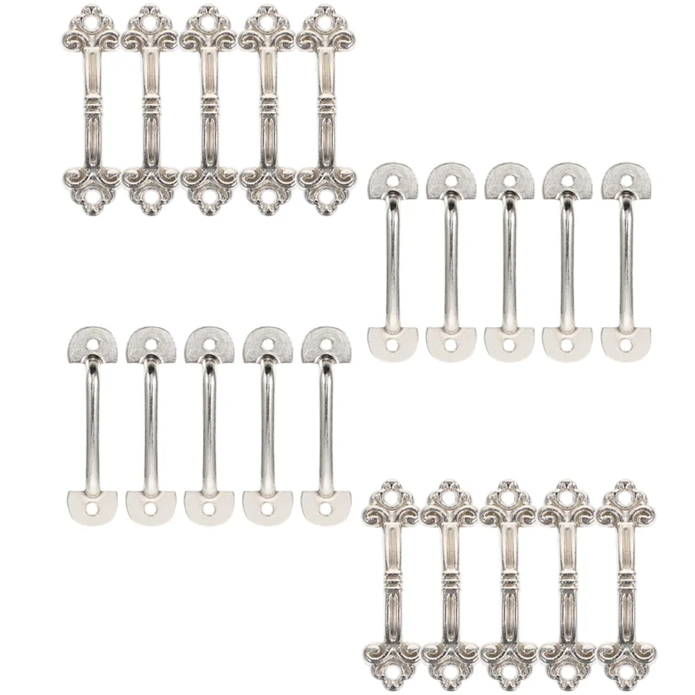 

1Set Delicate Cabinet Pulls Zinc Alloy Material Long Lasting Kitchen Wardrobe Shoe Cabinet Handles Stylish Home Decor