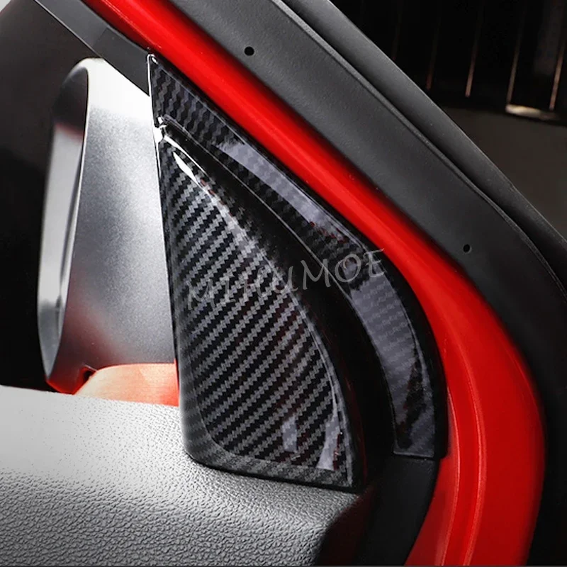 Interior A-Pillar Trims For Mitsubishi Eclipse Cross 2018 2019 2020 2021 2022 2023 2024 2025 Carbon Fiber Accessories