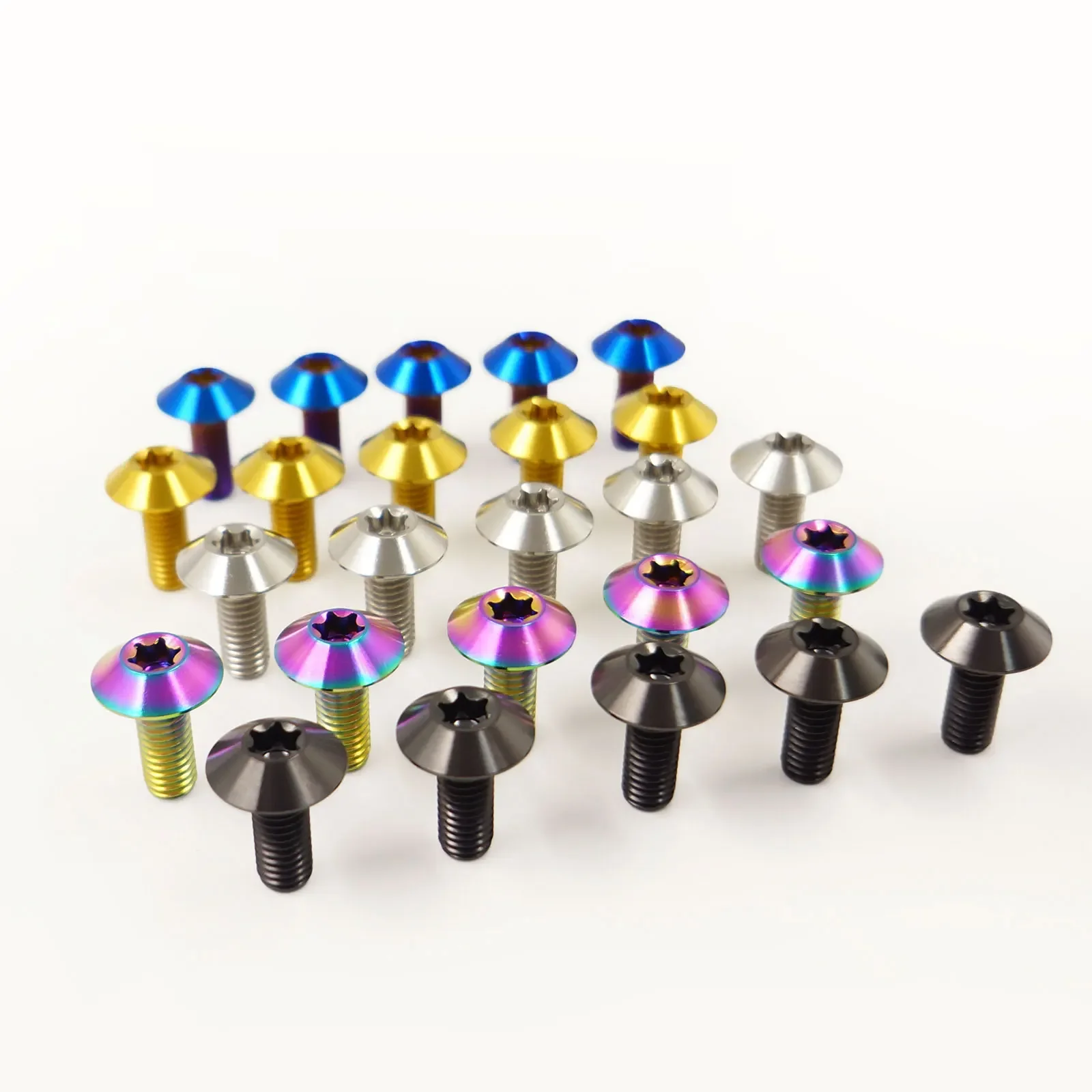 AliExpress NONE Titanium Bolts M5 M6 Lightweight Screws for Bicycle Motorcycle Bike Parts Accessories