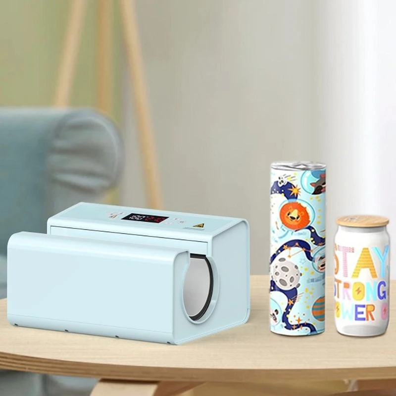 

Pneumatic bottle cup sublimation printing machine automatic tumbler hot press F300S