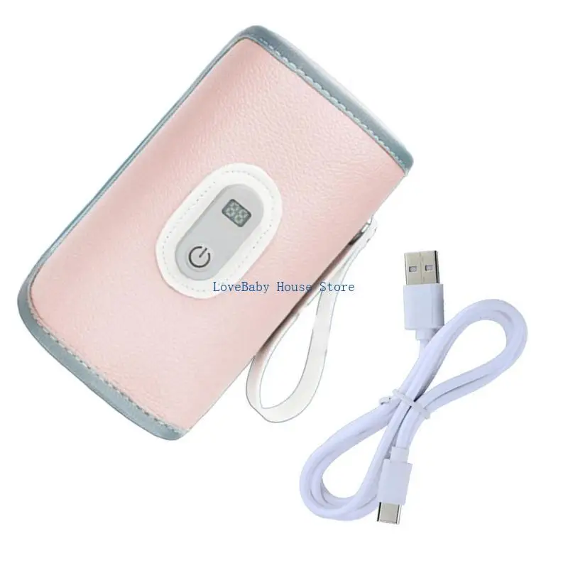 BX0D Baby Milk Bottle Warmer Case Sleeve with 5-gear Adjust Temperature Control