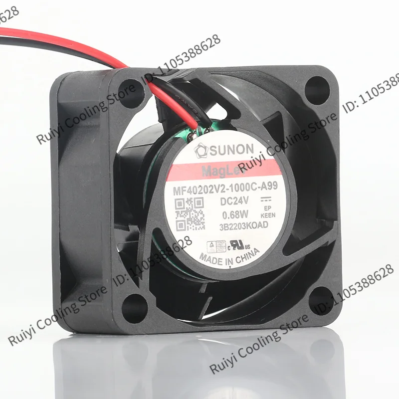 MF40202V2-1000C-A99 SUNON 4020 24V 0.68W 2-wire Inverter Power Supply Cooling Fan