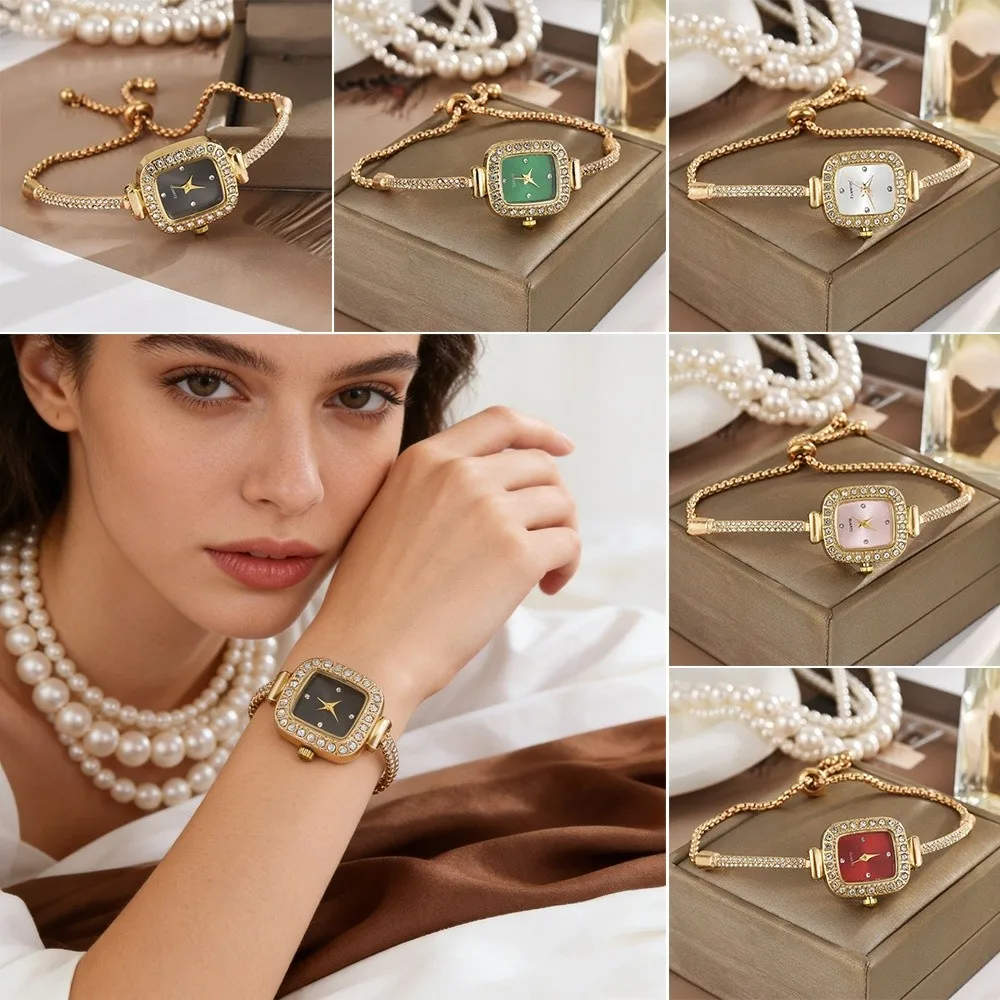 High Quality Alloy Wristwatch Casual Student Quartz Watch Multi-color Adjustable Quartz Clock