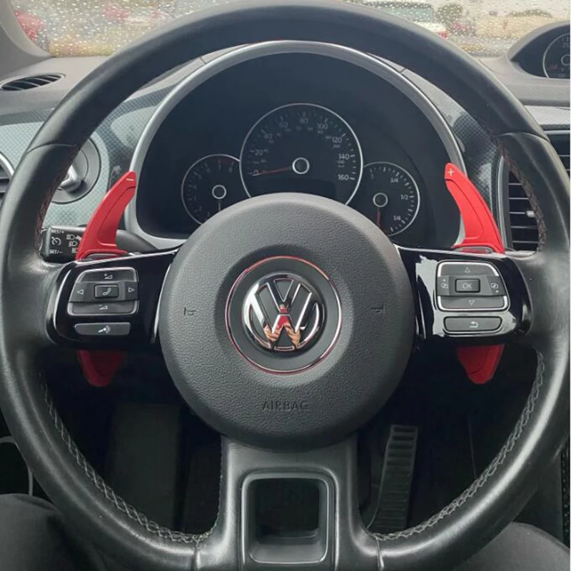 Lenkrad-Paddel-Verlängerung, Schalthebelabdeckung für VW Golf 5 6 MK6 GTI R Jetta MK5 Passat B6 B7 CC Polo Sharan Tiguan Zubehör