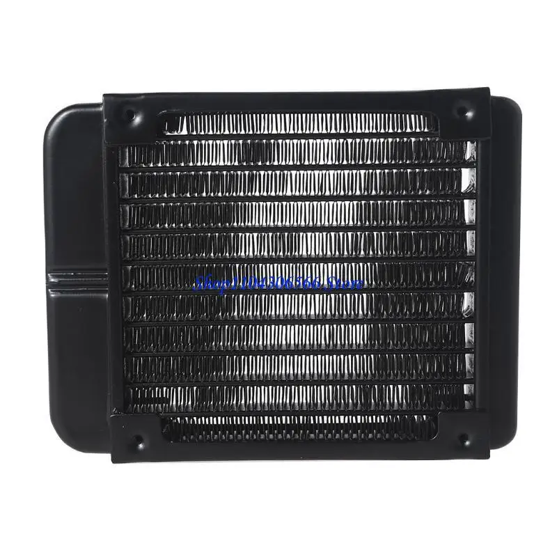 02dd 120mm 10 أنبوب كمبيوتر ماء التبريد الرادياتير G1/4 تبديد حرارة الخيط الإناث للكمبيوتر الكمبيوتر CPU ماء بارد
