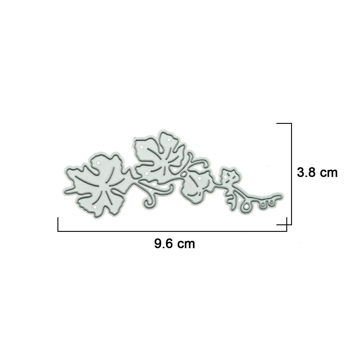 Mały liść winogron wzór winorośli metalowe wykrojniki Scrapbooking, rzemiosło cięcie papieru szablon ponczu dla kartka z życzeniami Clipart