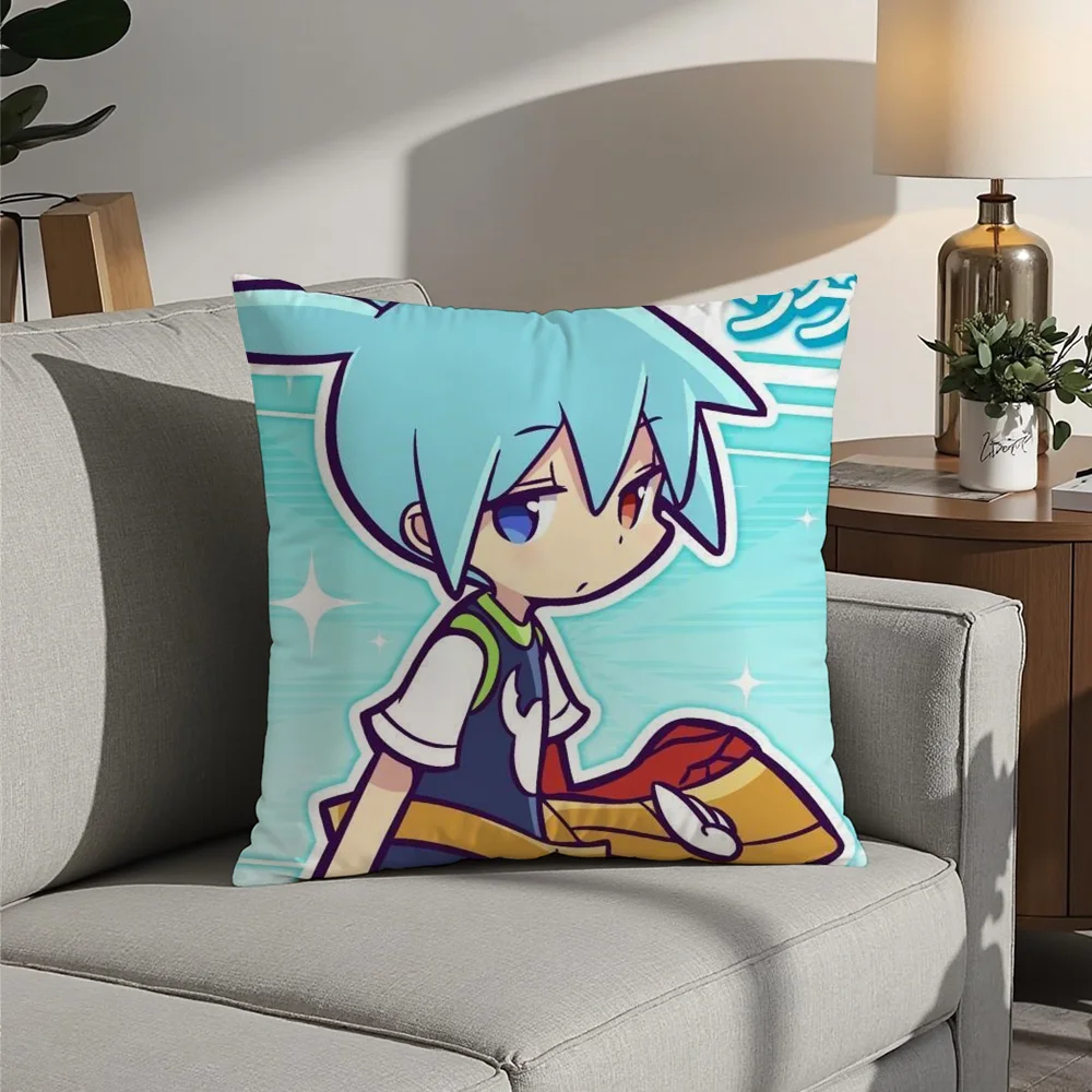 Game P-Puyo P-Pop F-Fever Anime Sig Pillow Case Plush Fabric Soft  Pillowcase Double Sided Print Cushion Cover Household Gifts