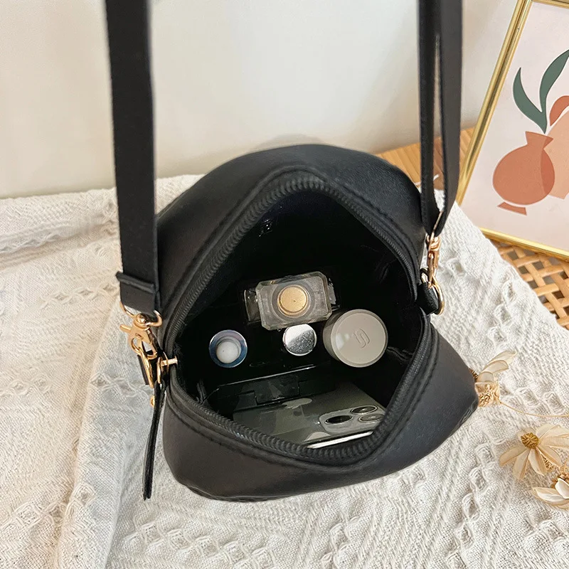 New Fashion Camera Bag, Classic Print Shoulder Bag, Ladiesbags, Niche Cute Fashion, Crossbody Coin Purse