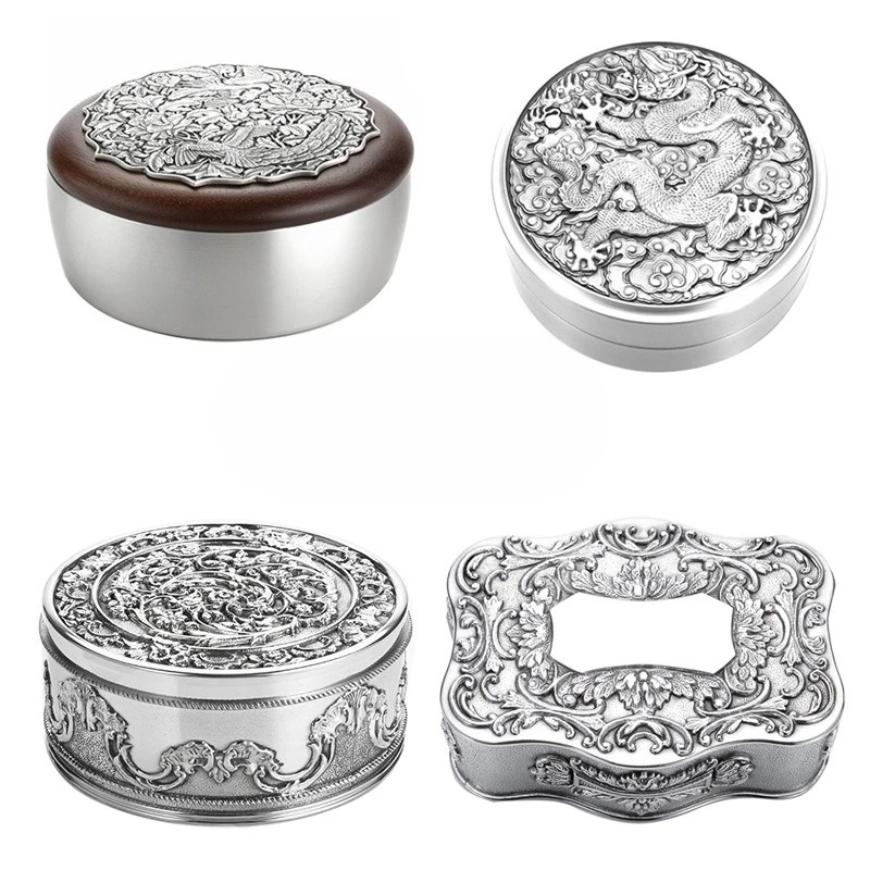 

Tin jewelry box, storage box, storage box