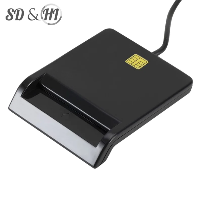 Usb Smartcard Lezer Micro Sd/Tf Geheugen Id Bank Elektronische Dnie Dni Citizen Sim Cloner Connector Adapter Id Kaartlezer