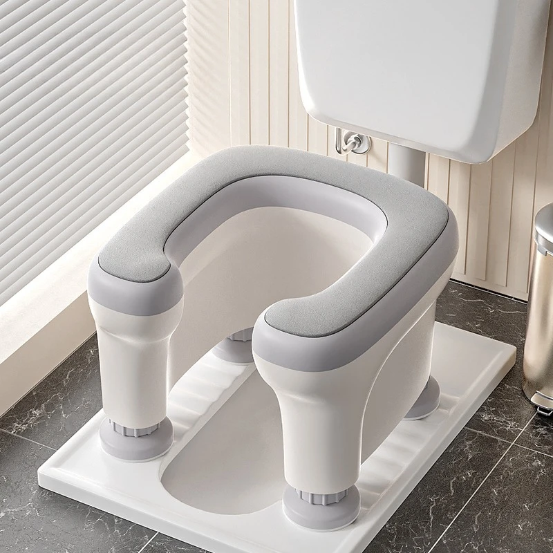 

Squatting toilet chair, household squatting toilet seat, portable toilet mobile rack, pregnant women and the elderly