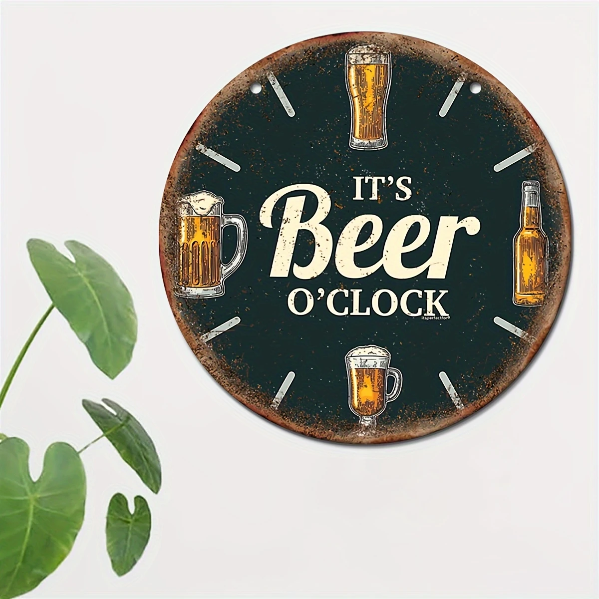 2D Retro Beer Time Wooden Sign Multi-functional Wall Decor for Home Bars And Clubs Outdoor Wall Art Gift for Beer Lovers