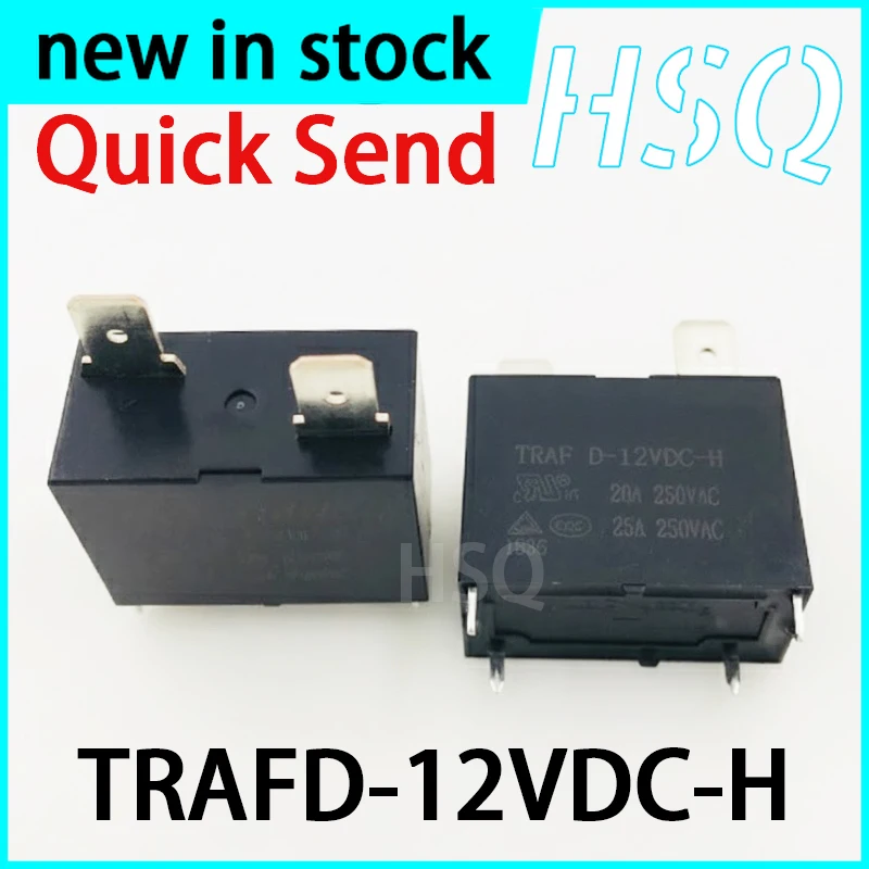 2PCS New TRAFD-12VDC-H 4-pin 25A Set of Normally Open Relays
