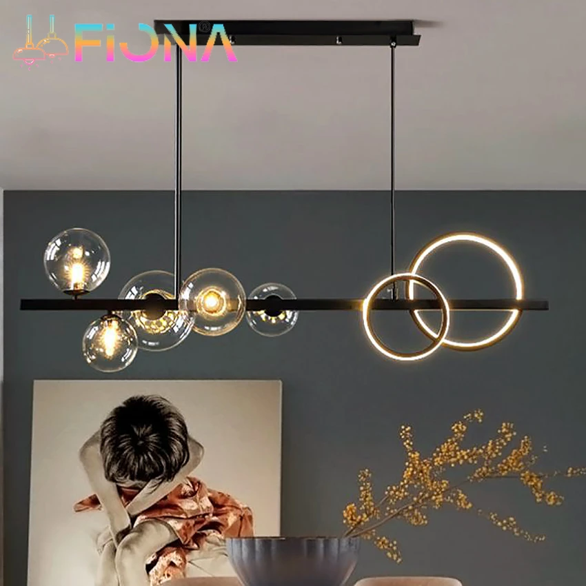 teto led pendurado luz lustres modernos bola de vidro magic bean molecular g9 lampada para jantar sala de estar mesa cozinha 01