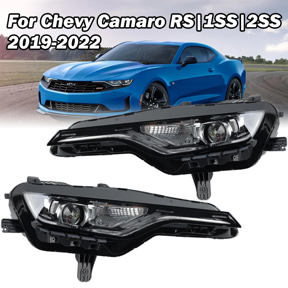 For Chevrolet Camaro 2019 2020 RS|1SS|2SS LED Headlight Head lamp LED DRL Projector Turn Light Headlights front Headlamps