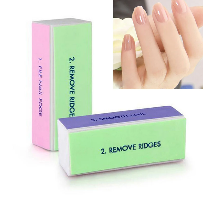 1 Pcs Nail Art Manicure 4 Way Shiner Buffer Buffing Block Sanding File