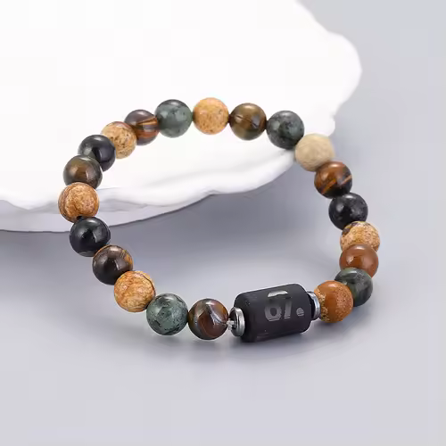 12 Zodiac Bracelets Natural Stone Cancer Virgo Leo Libra Bracelet Couples Friendship Gifts Bracelets jewelry pulsera hombre - Image 5