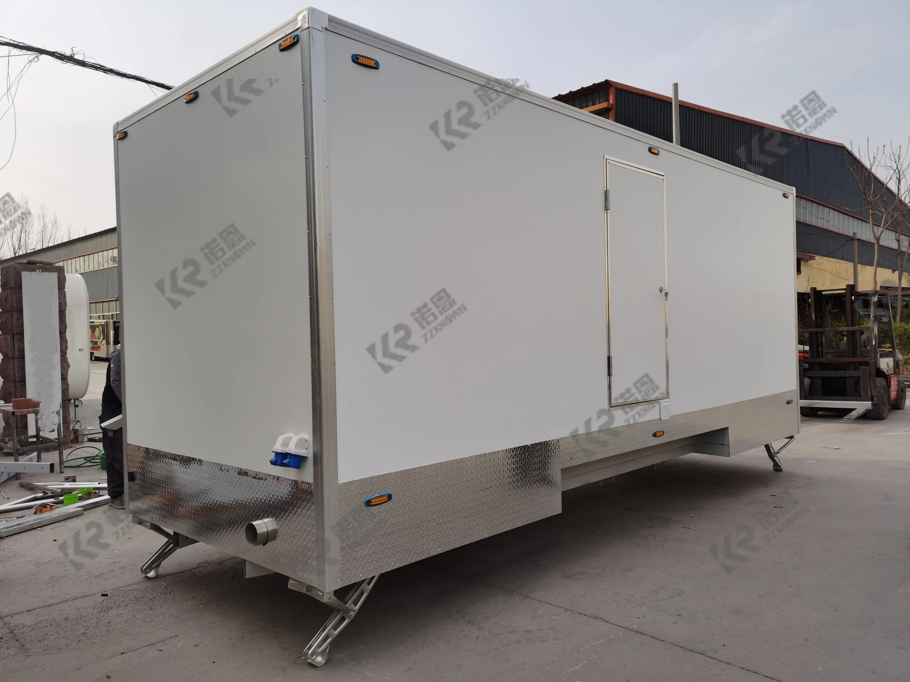 DOT-Remorque de luxe pour toilettes publiques, toilettes mobiles, avec conteneur d'urine