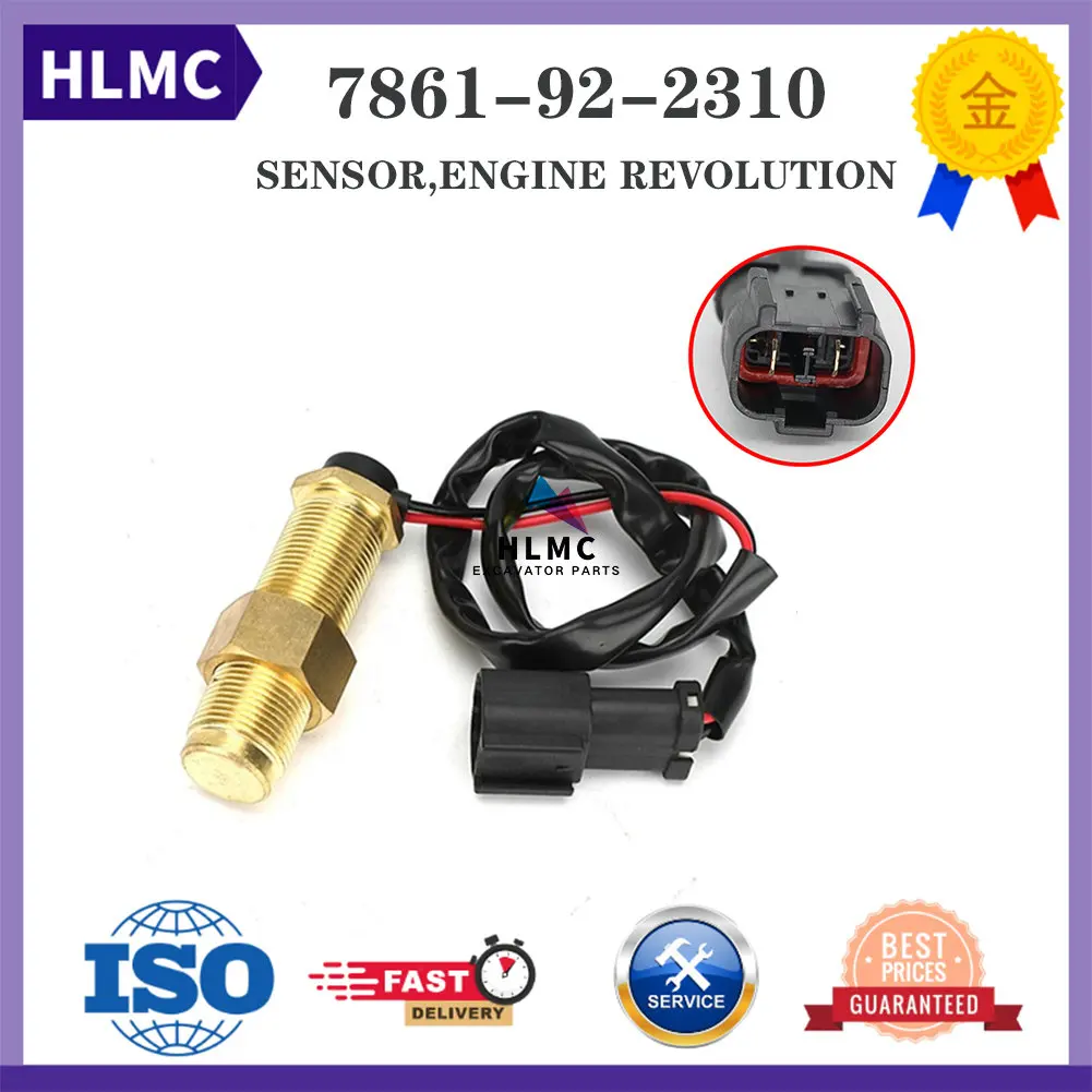 

PC200-5 PC200-6 PC220-6 6D102 Engine Revolution Speed Sensor 7861-92-2310 7861922310 For Komatsu Excavator