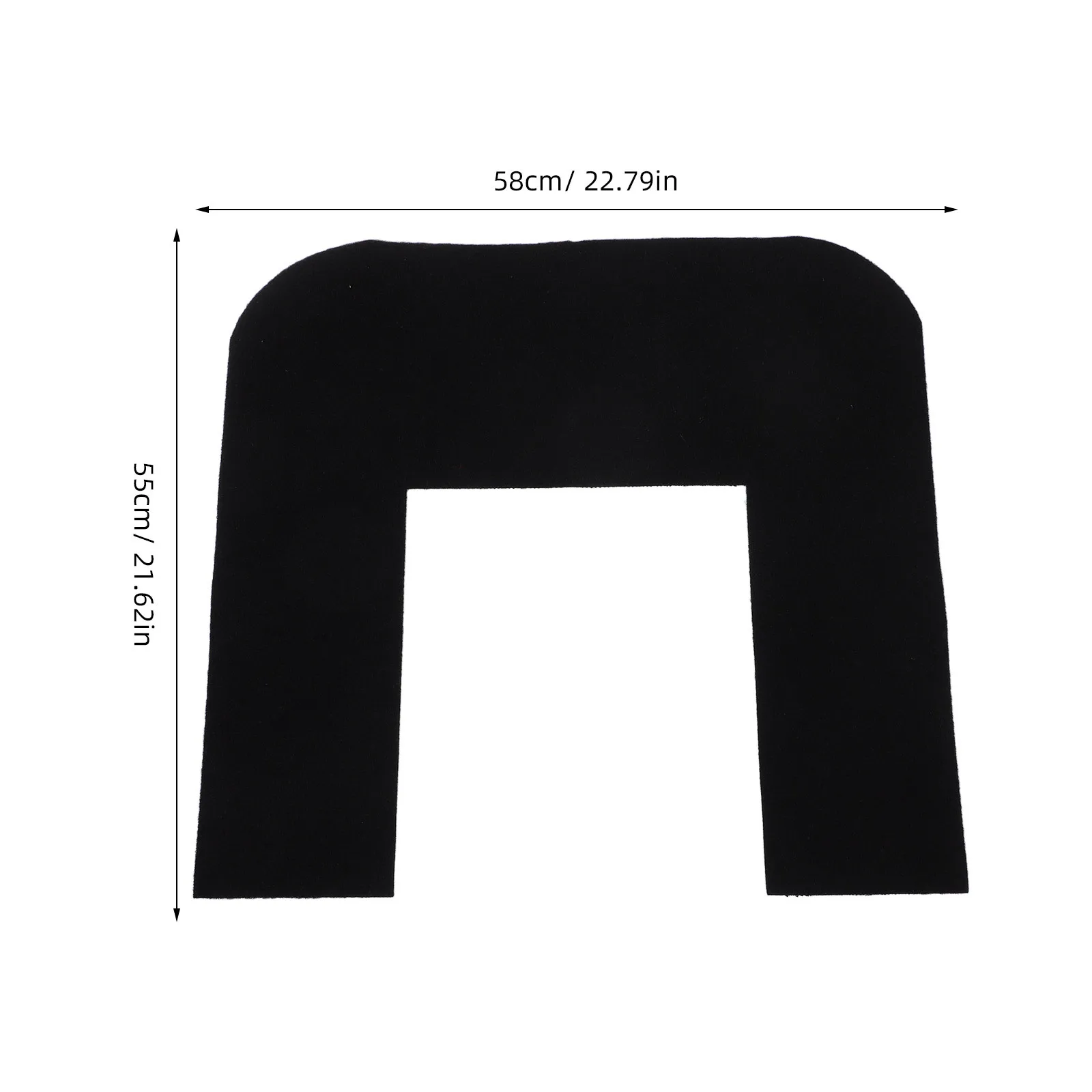 흡수성 미끄럼 방지 화장실 매트 U자형 부드럽고 내구성 있는 폴리에스터 욕실 바닥 보호 논슬립 세탁 가능 러그